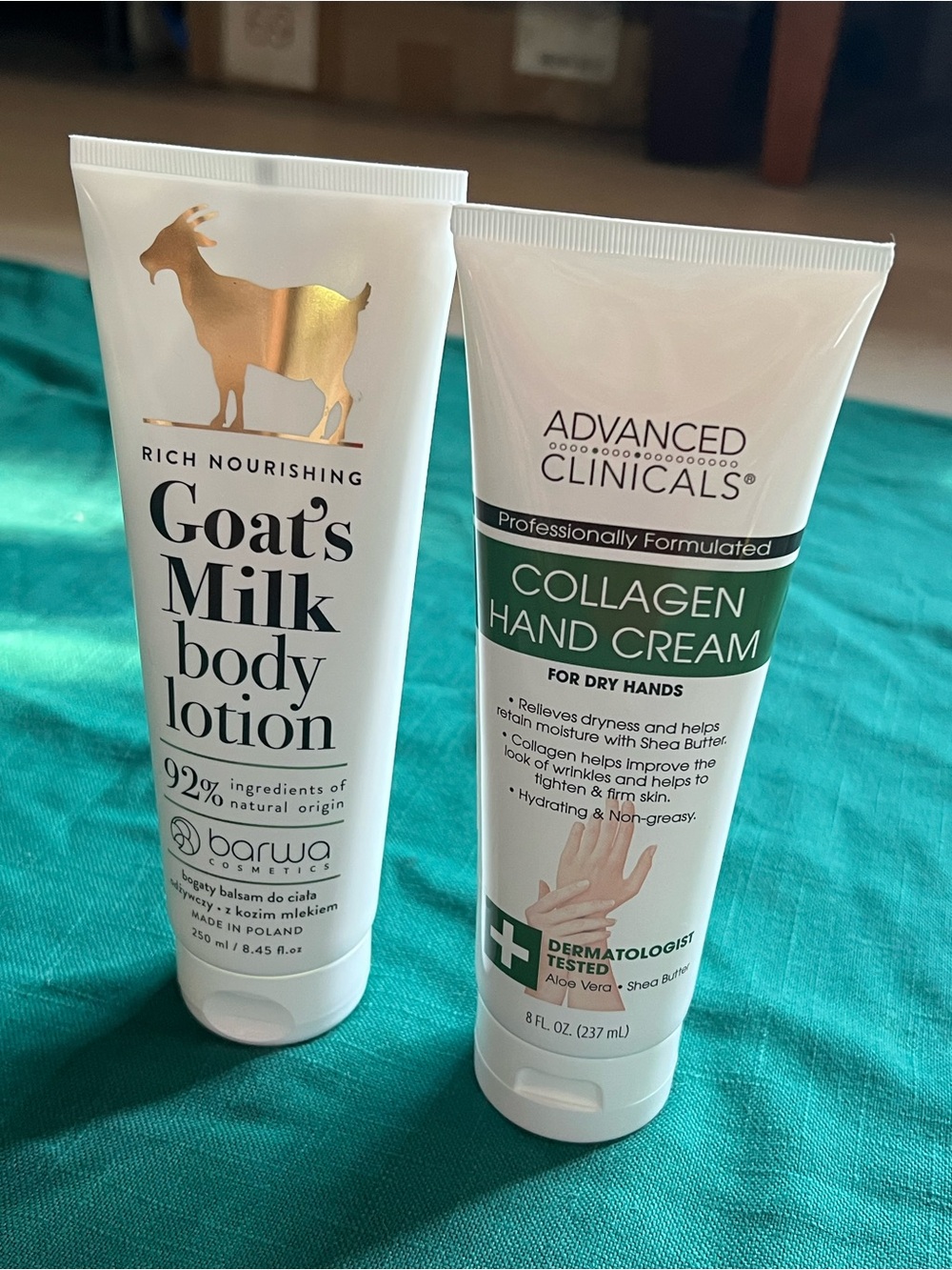Goat's Milk Body Lotion — White Nourishing Moisturizer $28 for 2